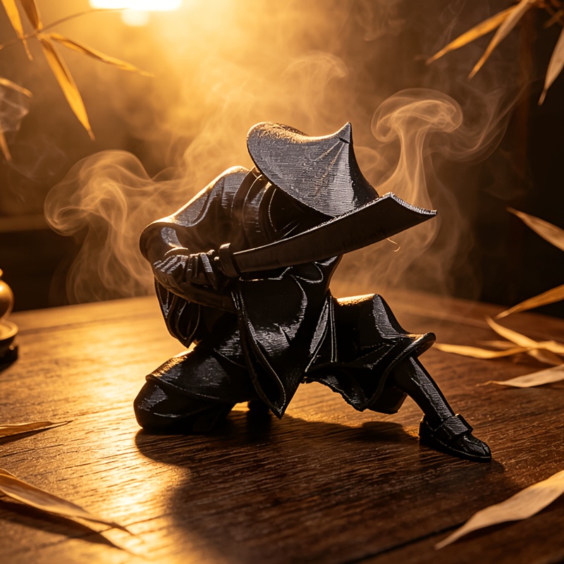 Japan Lifestyle - Japanese Traditional Samurai Mini Sculpture 3D