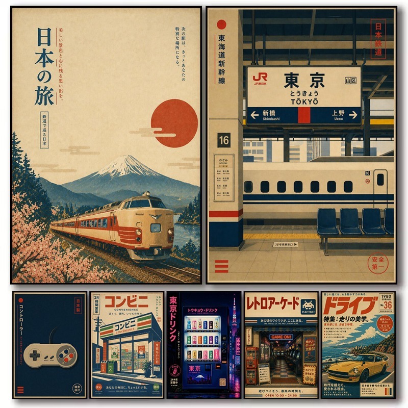 Japanese Lifestyle And Traditions - Vintage Japanese Traditional Store Train Station