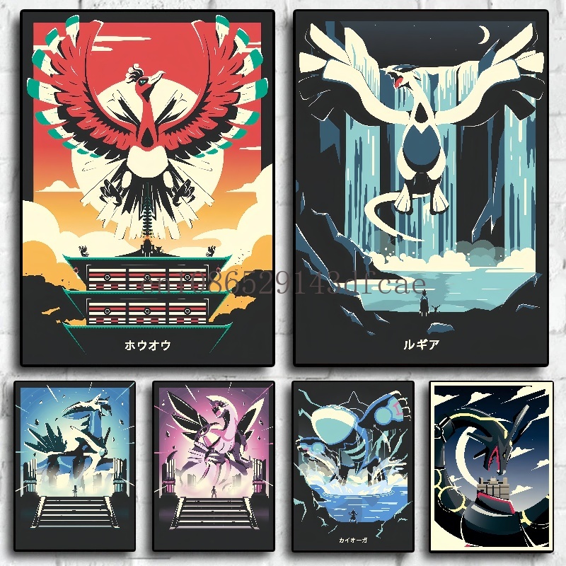 Japan Lifestyle - Japanese Classic Anime Pokemon Canvas Painting