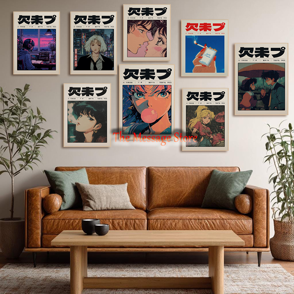 Japanese Tokyo Lifestyle - Japanese Manga Wall Art Tokyo 1923