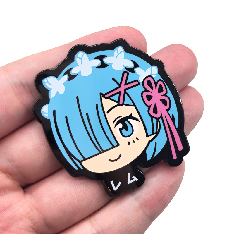 Ram Rem Metal Badges Anime Re: - Japan Lifestyle 评论和价格