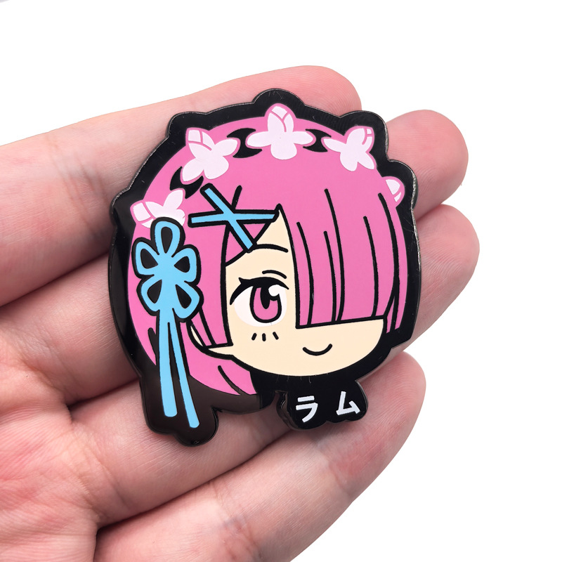 Ram Rem Metal Badges Anime Re: - Japan Lifestyle 评论和价格