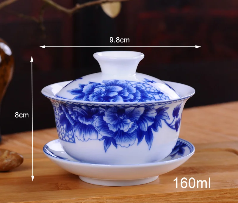 White Porcelain Blue and White - Matcha Bowl Chawan 评论和价格