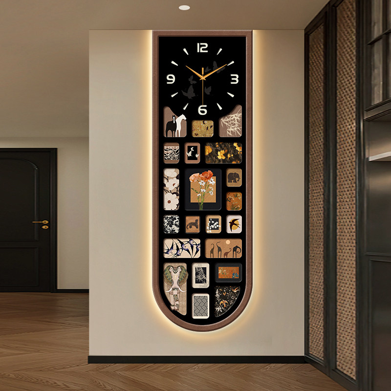 Vertical Security Wall Clock U - Japanese Living Lifestyle 评论和价格