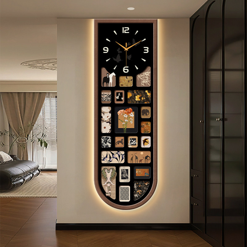 Vertical Security Wall Clock U - Japanese Living Lifestyle 评论和价格
