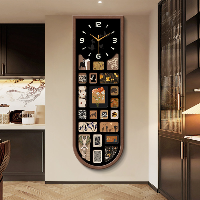 Vertical Security Wall Clock U - Japanese Living Lifestyle 评论和价格