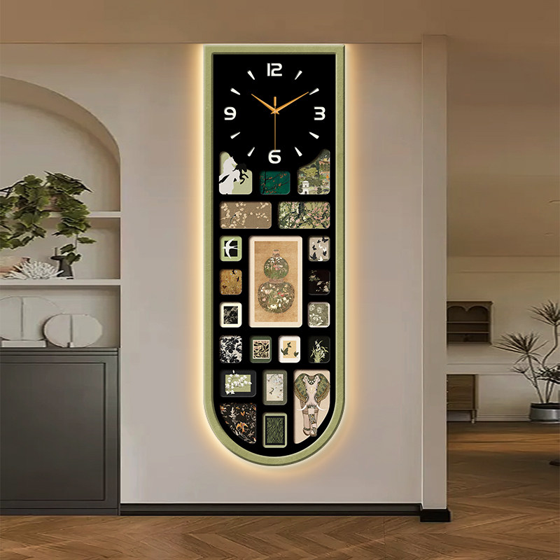 Vertical Security Wall Clock U - Japanese Living Lifestyle 评论和价格