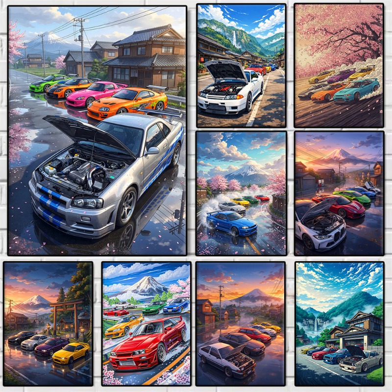 Anime Japanese JDM Car GTR Che - Japanese Living Lifestyle 评论和价格