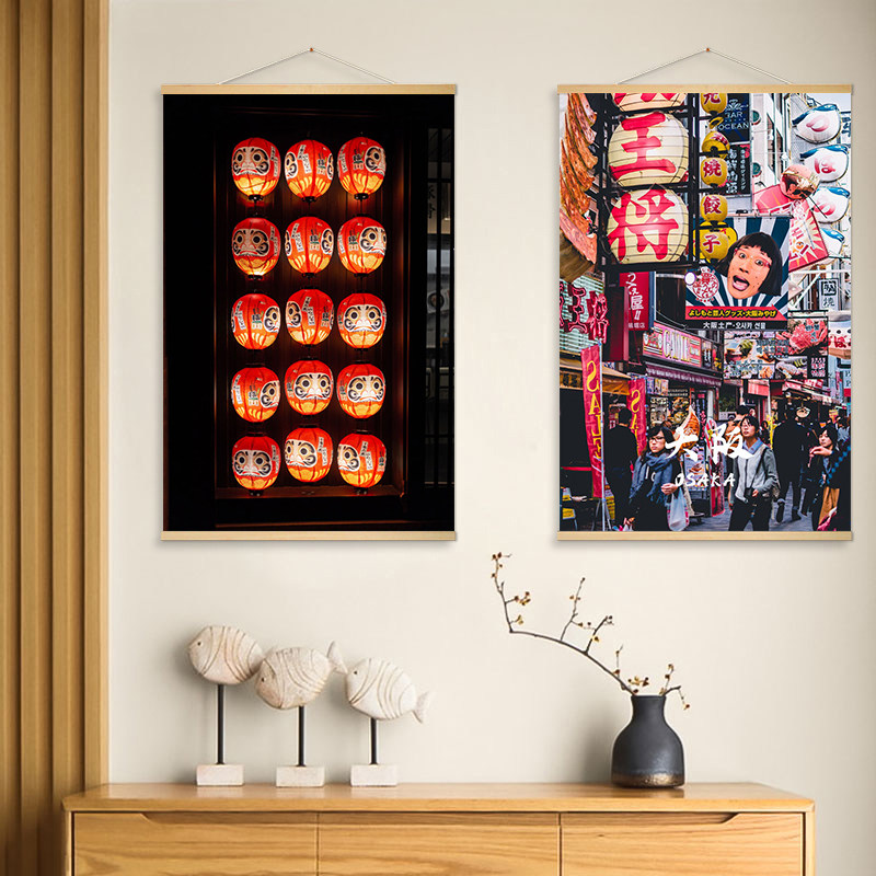 Japanese street scene hanging  - Japanese Tokyo Lifestyle 评论和价格