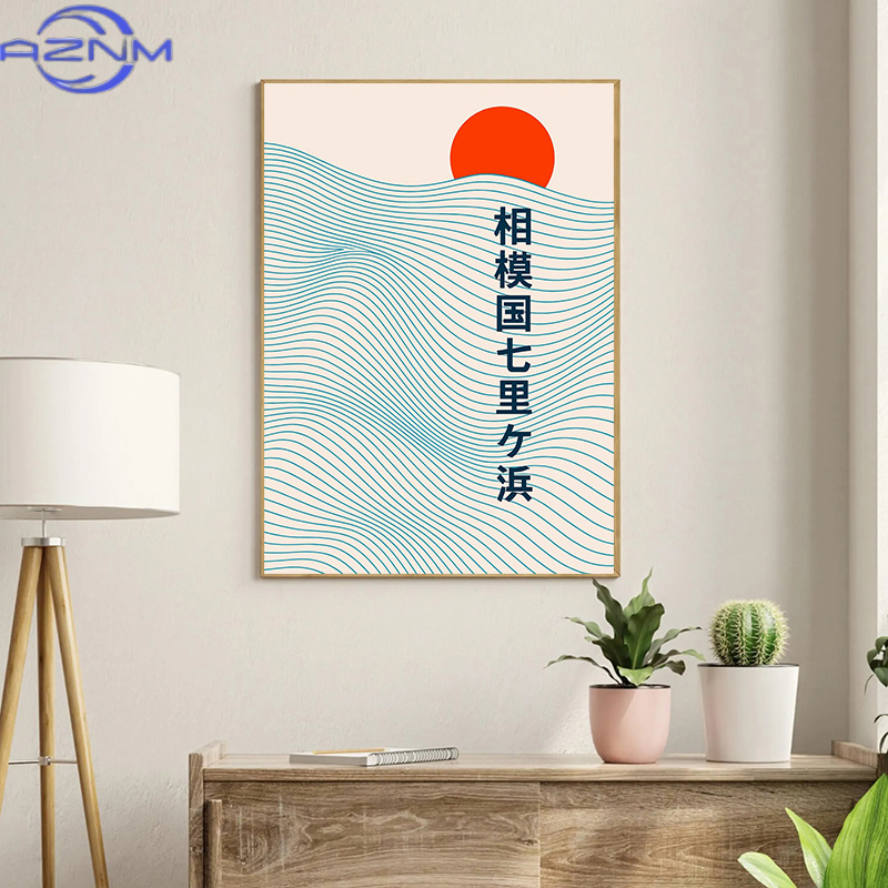 AZNM Japanese Waves Hokusai Po - Japanese Tokyo Lifestyle 评论和价格
