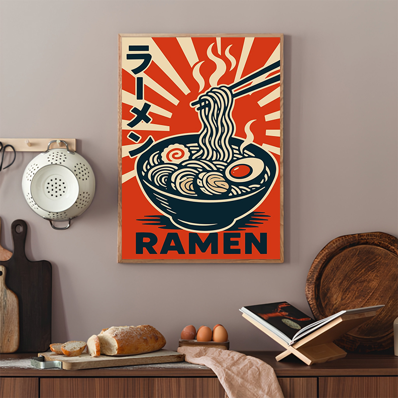 Vintage Style Japanese Food Po - Japanese Lifestyle And Traditions 评论和价格