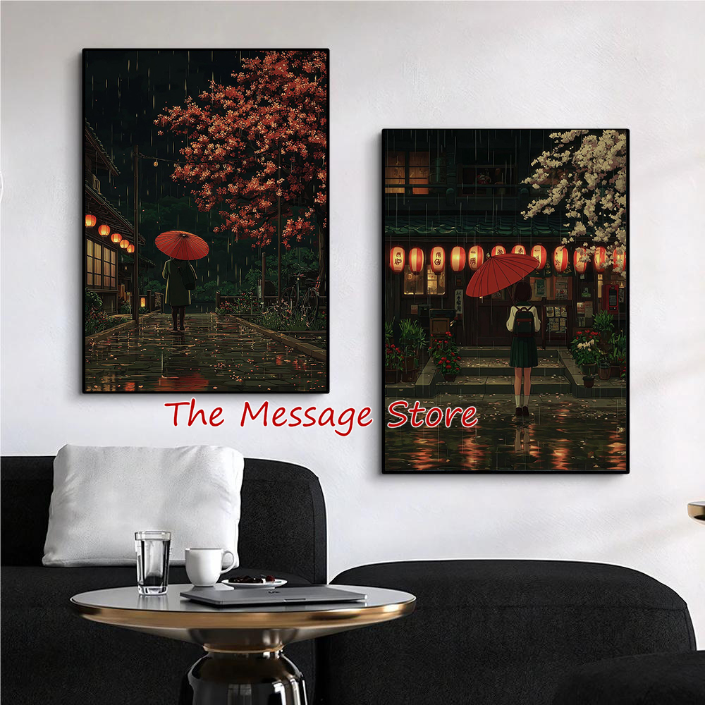 Rainy Night Cherry Blossom Jap - Japanese Tokyo Lifestyle 评论和价格
