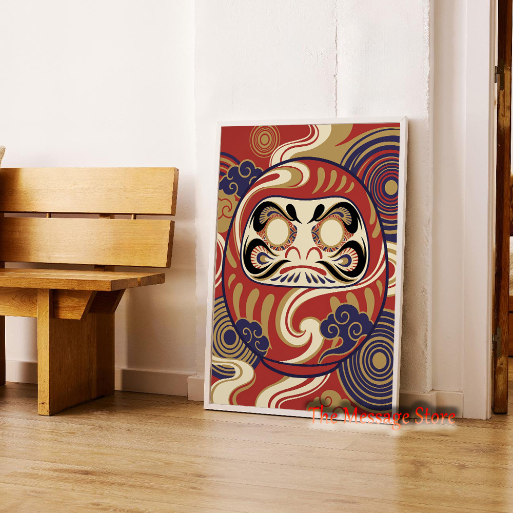 Japanese Daruma Doll Vintage S - Japanese Lifestyle And Traditions 评论和价格