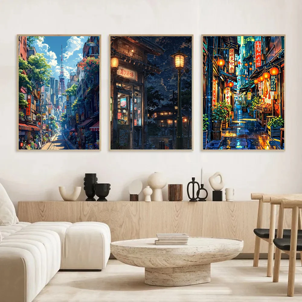 Manga Style Japanese Street La - Japanese Living Lifestyle 评论和价格