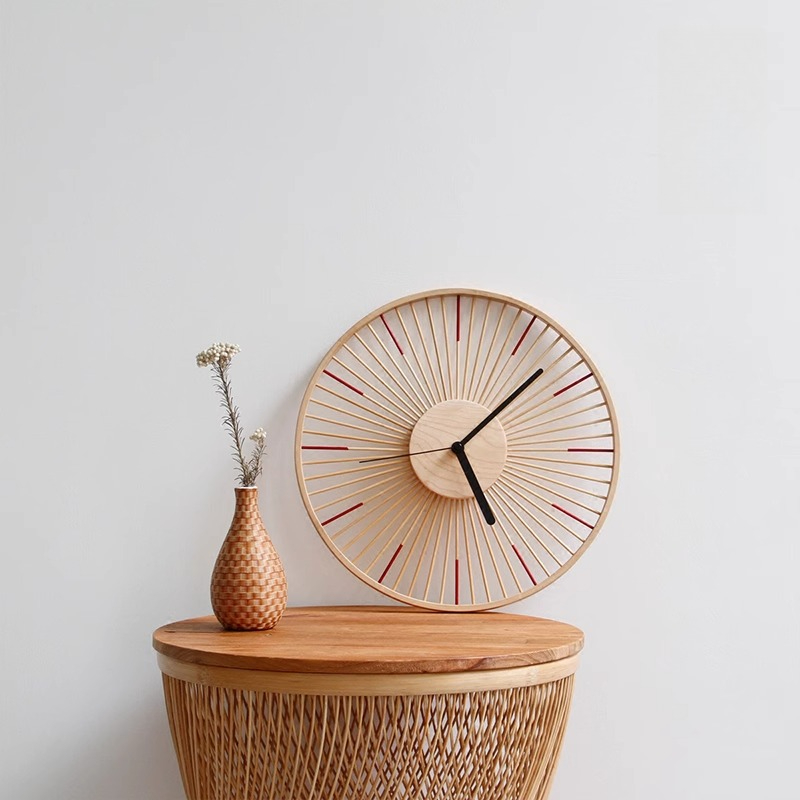 Japanese Simple Wall Clock Hig - Japanese Living Lifestyle 评论和价格