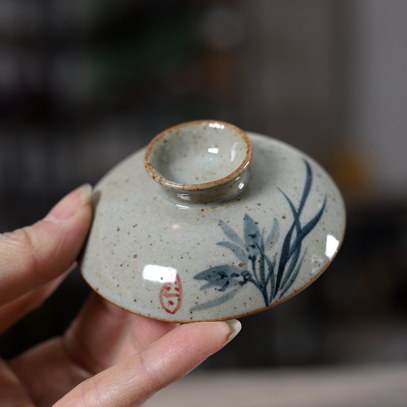 Handpainted Chinese Sancai Gai - Matcha Bowl Chawan 评论和价格