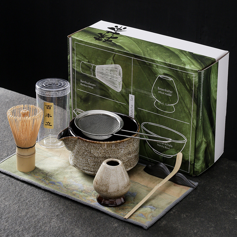 7pcs 4pcs Japanese Matcha Set  - Matcha Bowl Chawan 评论和价格